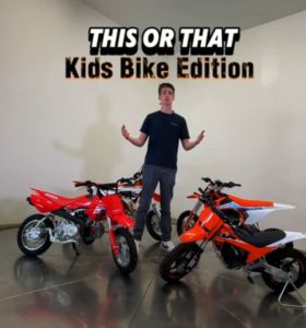 Read more about the article This or That: Kids Bike Edition🤘What was your first bike? 🏍️