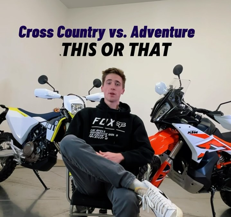 You are currently viewing Cross country or Adventure? Whats your style? 🏔️