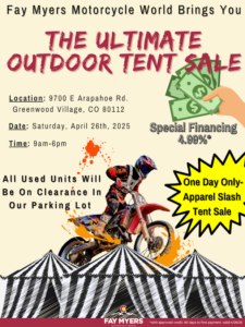 Read more about the article 2025 THE ULTIMATE OUTDOOR TENT SALE 04/26/25