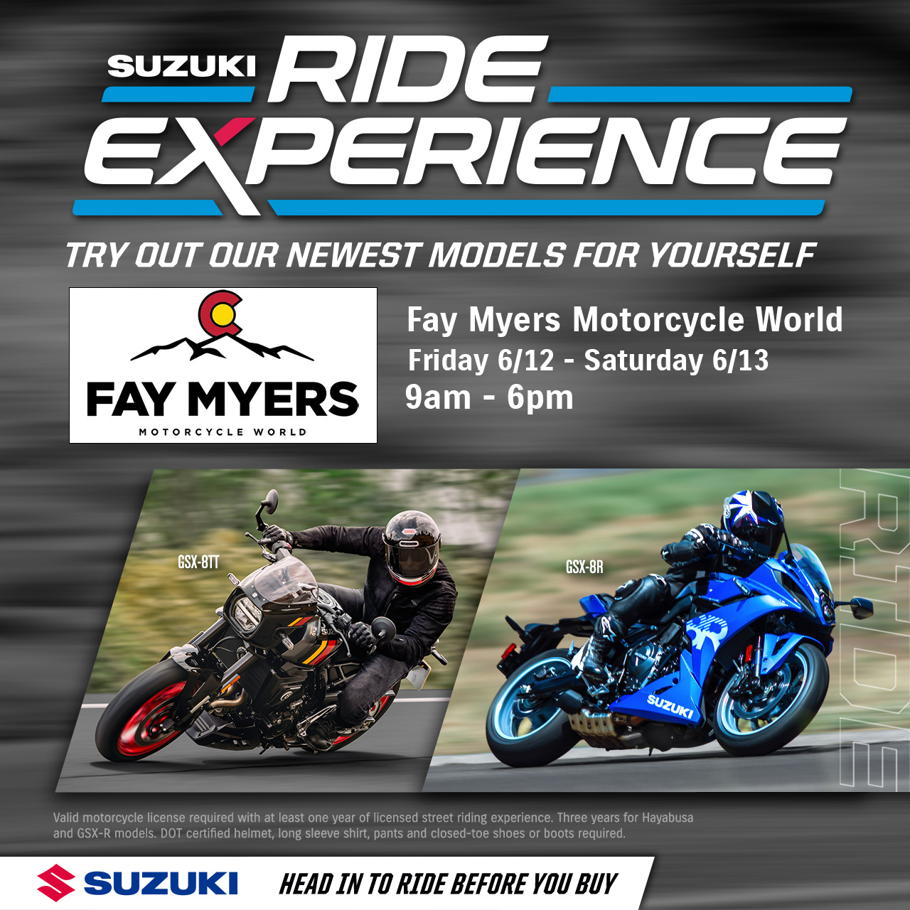 THE SUZUKI TAKEOVER 06/12/2026 – 06/13/2026